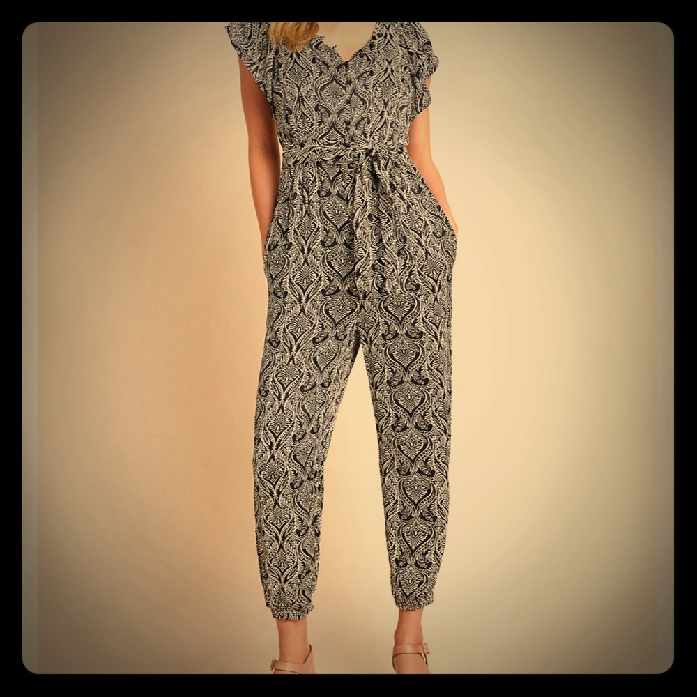Anthropologie Zadie Satin Jumpsuit - Picture 1 of 3